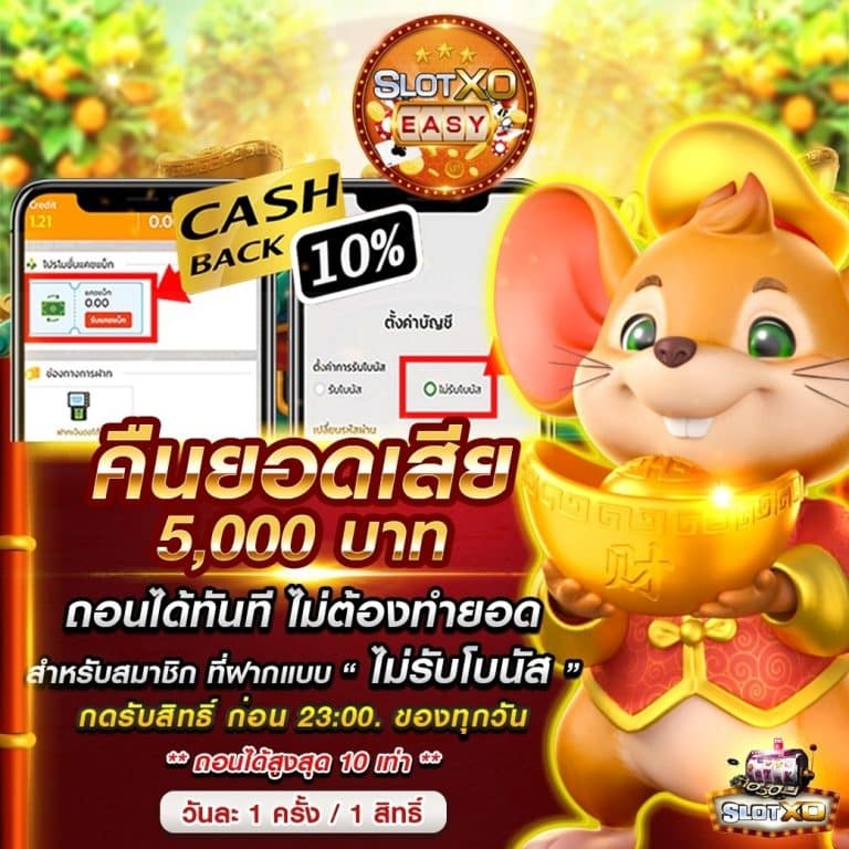 slot xoeasy-cashback คืนยอดเสีย xo